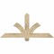 Ekena Millwork Redmond Rough Sawn Timber Gable Bracket, Douglas Fir, 48"W x 22"H x 2"D x 4"F, 11/12 Pitch GBW048X22X0204RED00RDF - alternate 1